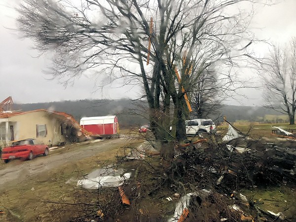 Several tornadoes (rated EF1/EF2) damaged or destroyed structures north and east of Midway and Scranton (both in Logan County), near Seaton (Lonoke County), and around Jerome (Drew County) from the evening of 01/10/2020 through the wee hours of the next morning.