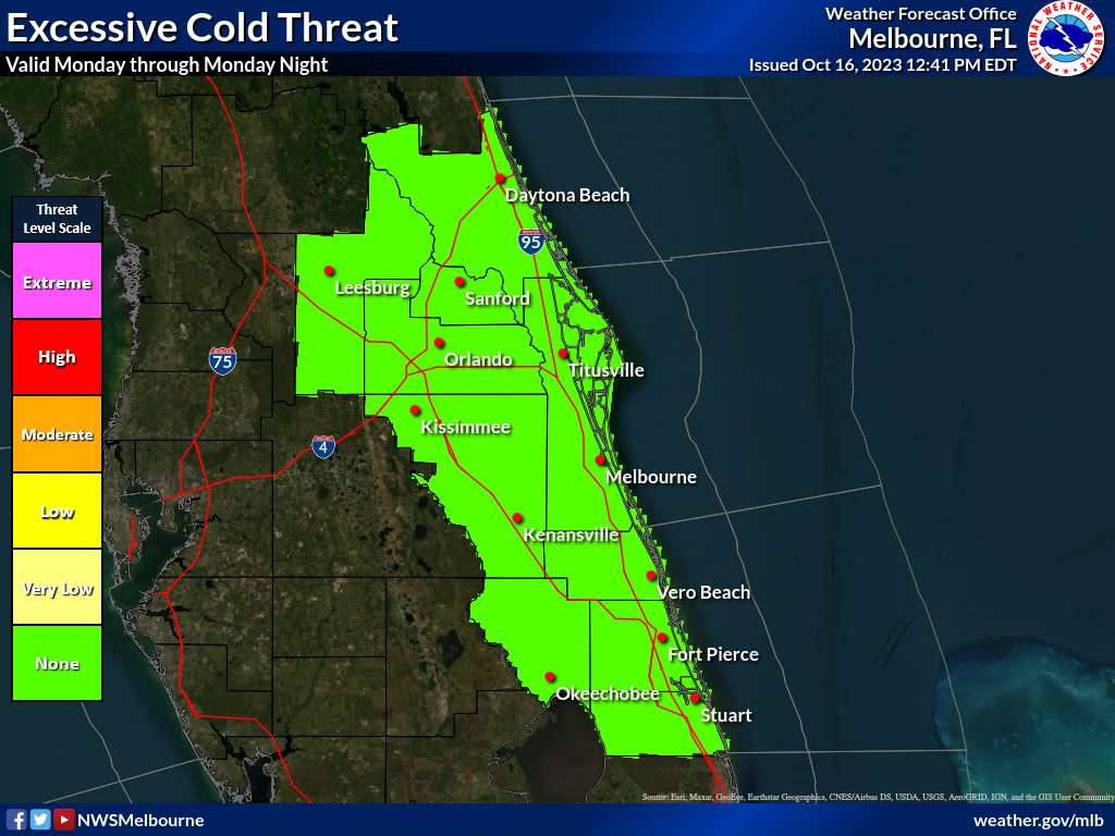 Graphical Hazardous Weather Outlook for east-central Florida