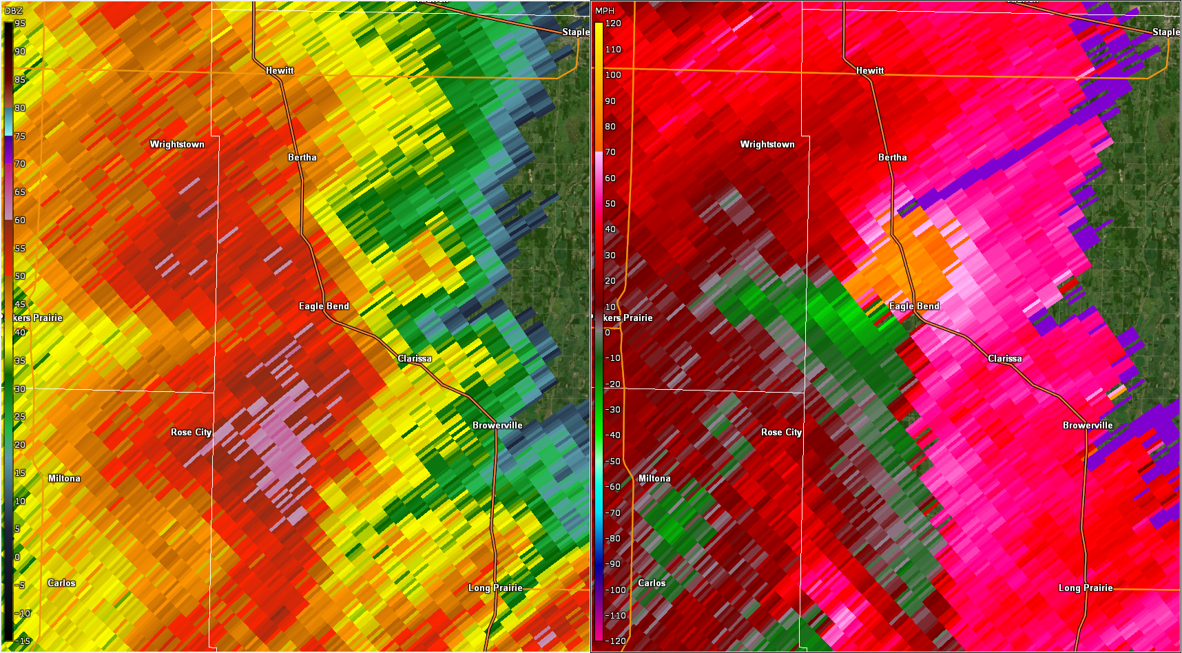 Eagle Bend, MN Radar Image