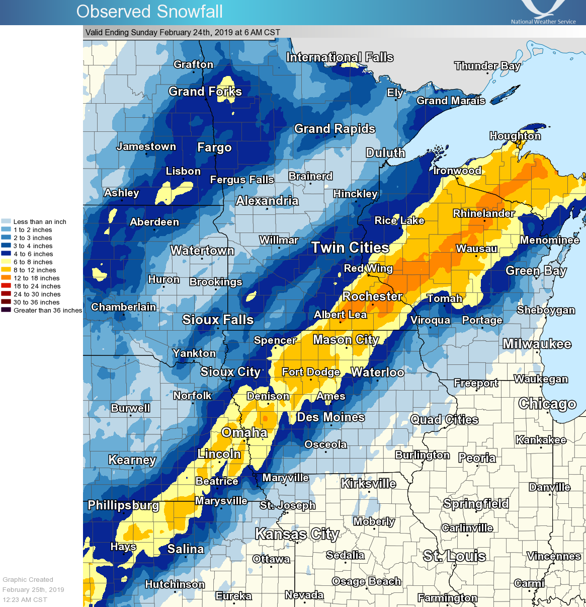 St. Cloud MN weather: February 2019 snowfall heavier than usual