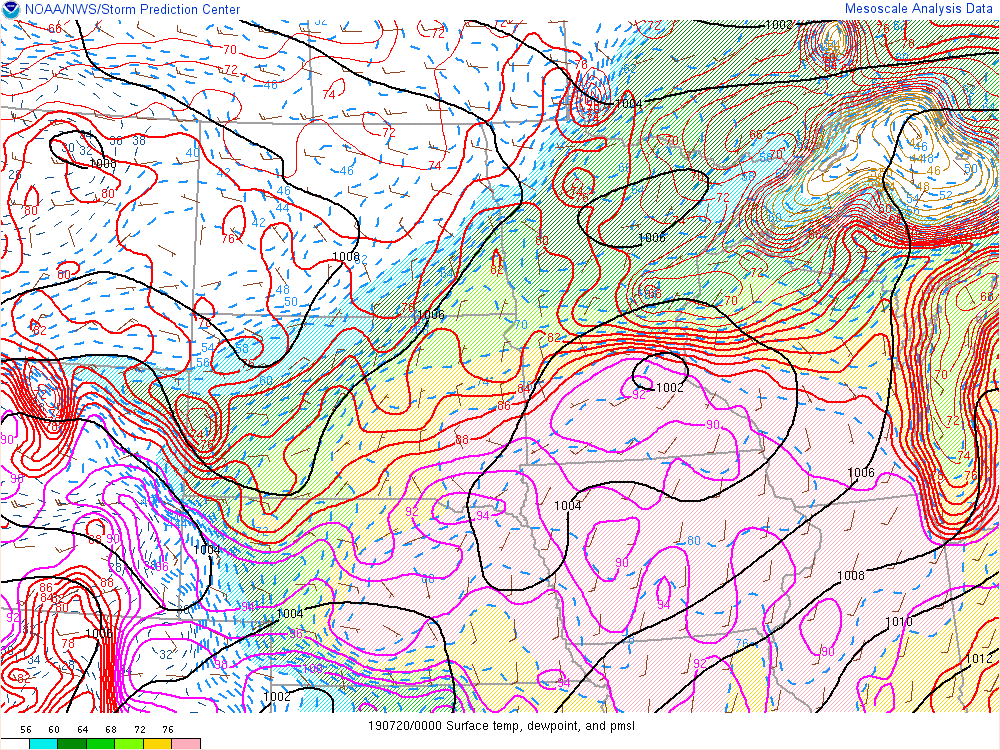 surface map