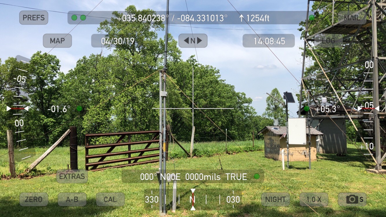 View of the Lenoir City RAWS site looking north