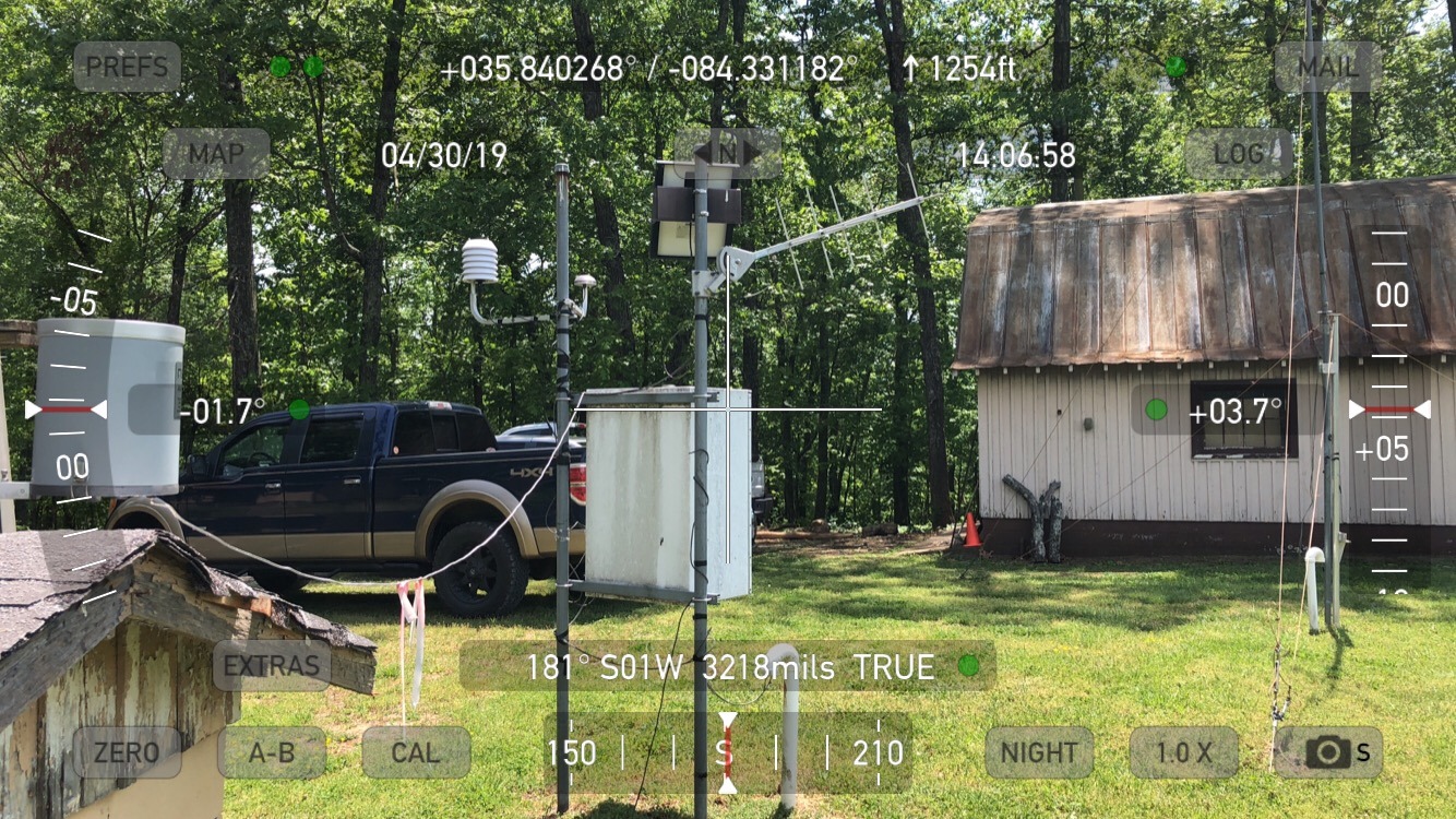 View of the Lenoir City RAWS site looking south