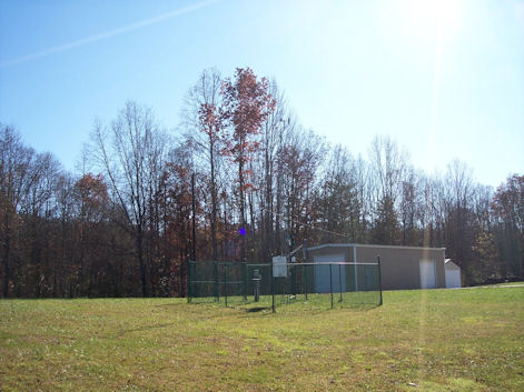 View of the Big South Fork RAWS site looking south