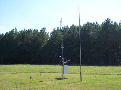 View of the Bledsoe RAWS site looking south