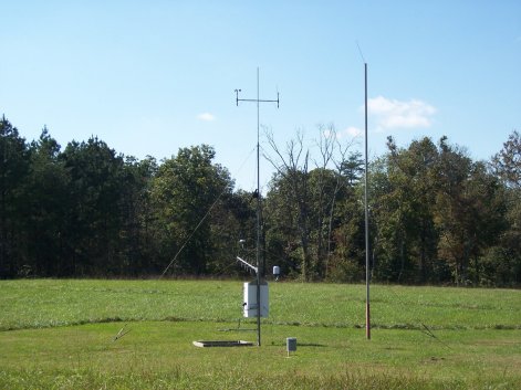 View of the Bledsoe RAWS site looking west