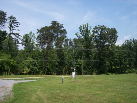 View of the Hamblen RAWS site looking north