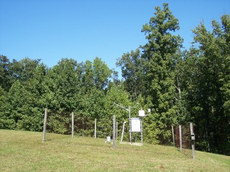 View of the Prentice Cooper RAWS site looking north