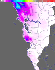 24hr rainfall