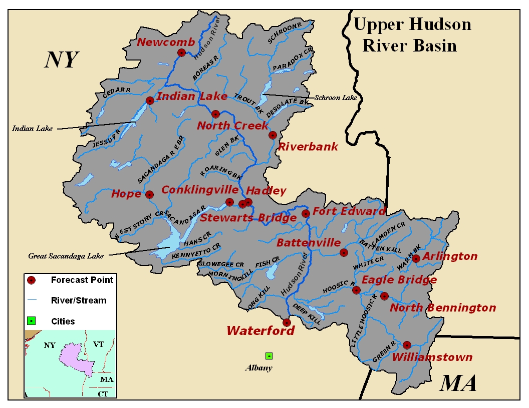 full hudson river map