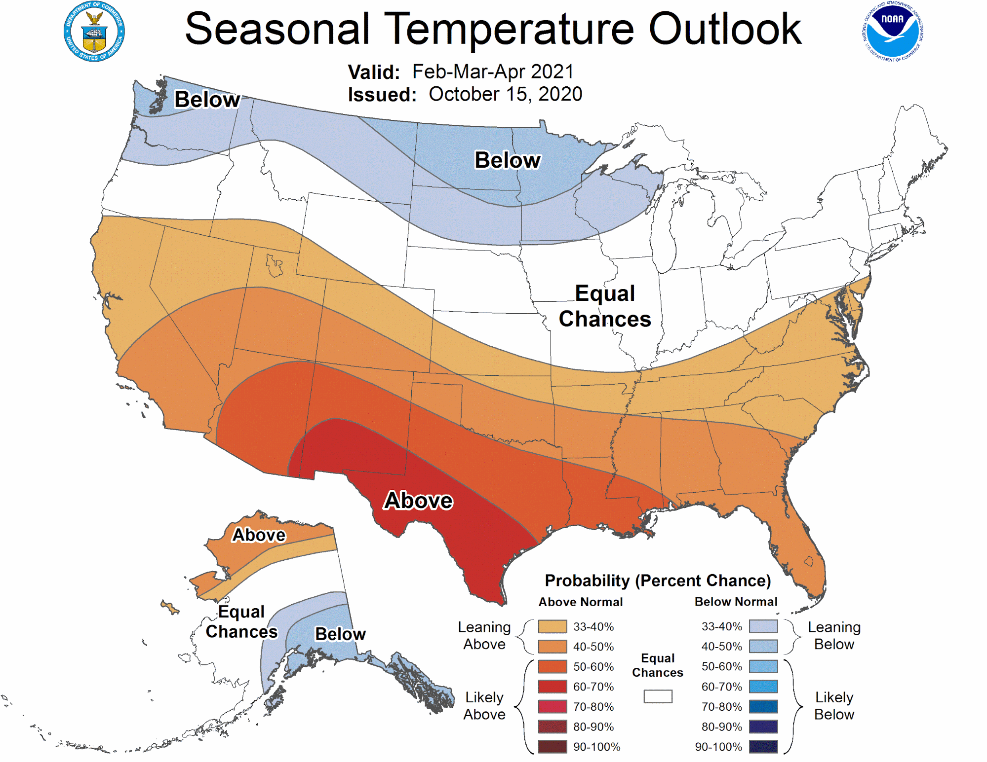 Climate Prediction Center Launches New Maps For Temperature And 