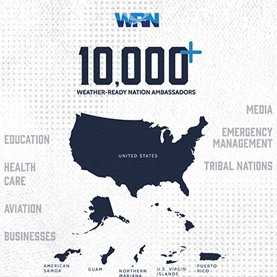 Weather-Ready Nation Ambassador Program Reaches 10,000 Strong