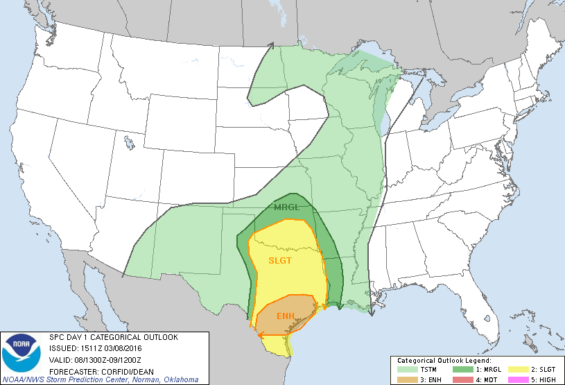 NWS Daily Weather Summary and Impacts Brief