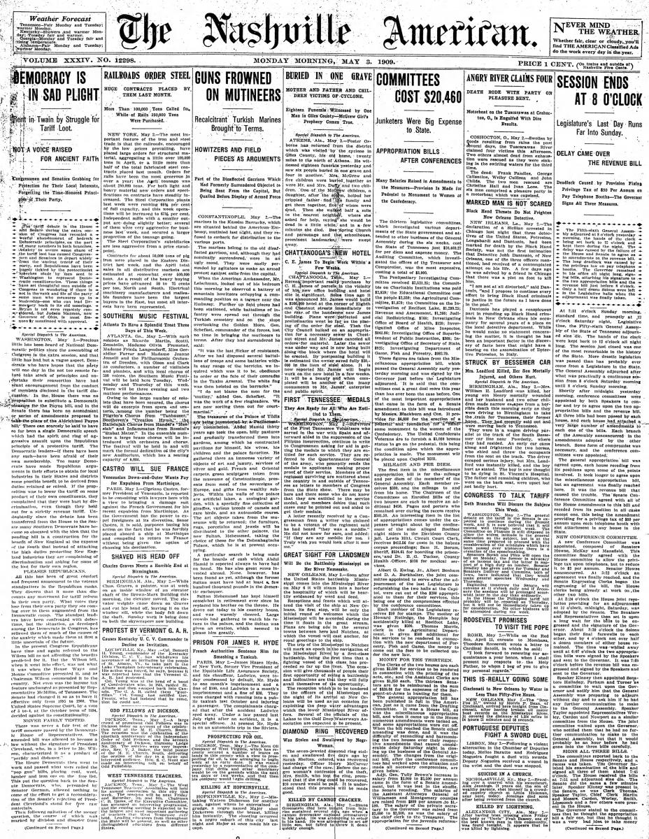 April 29, 1909 Tornado Outbreak