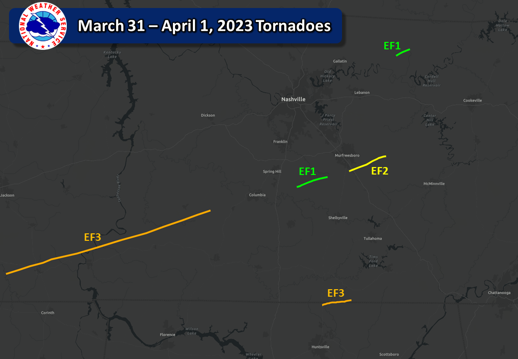 March 31 April 1, 2023 Tornadoes & Severe Storms