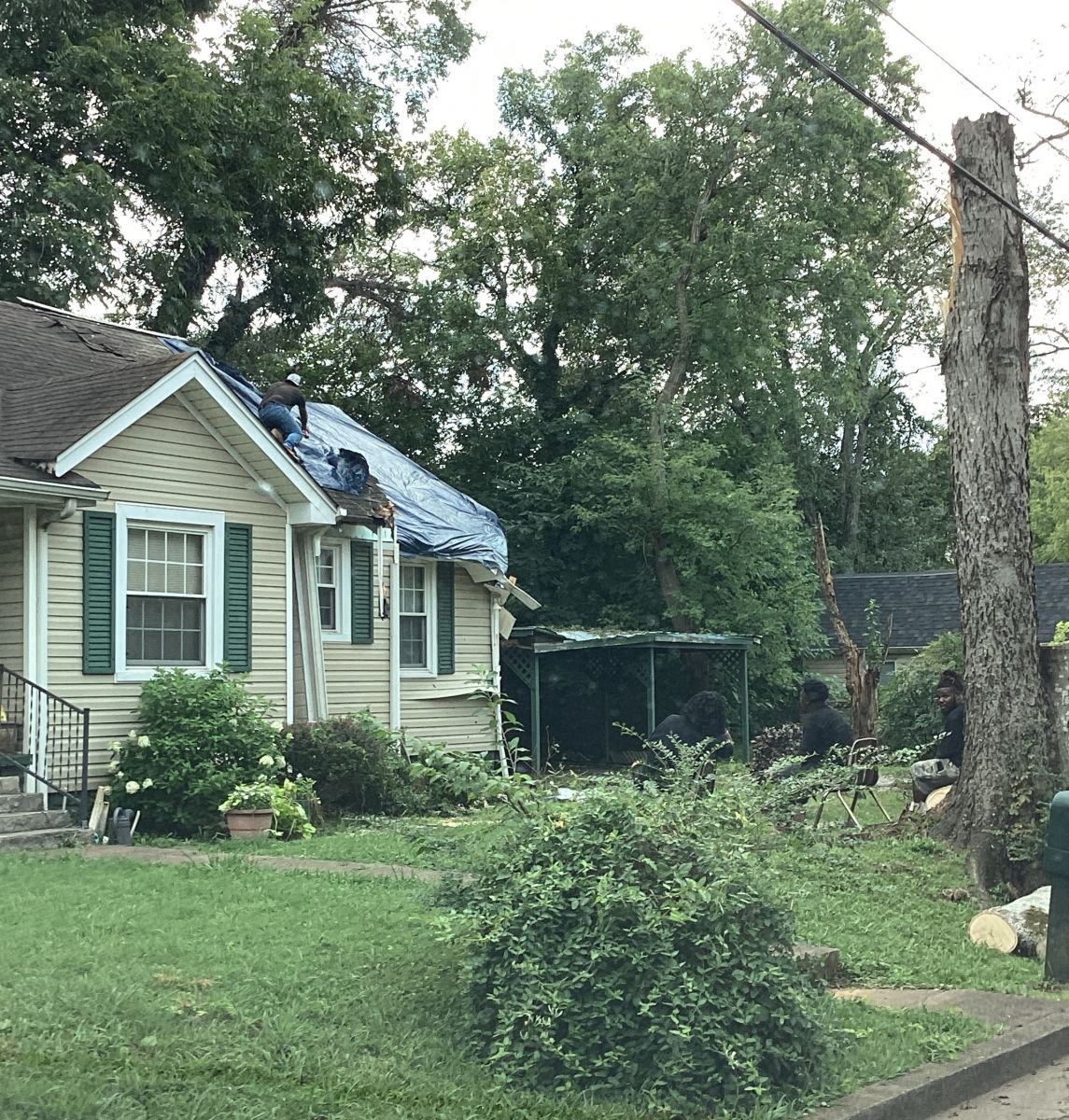 Mitchellville wind damage