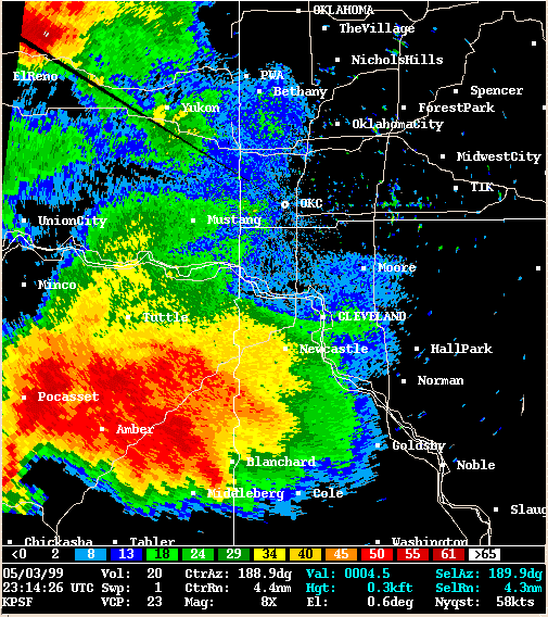 Radar loop of the Coushatta, LA tornado r/weather