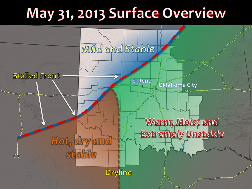 May 31, 2013 Surface Weather Conditions Overview Map #1