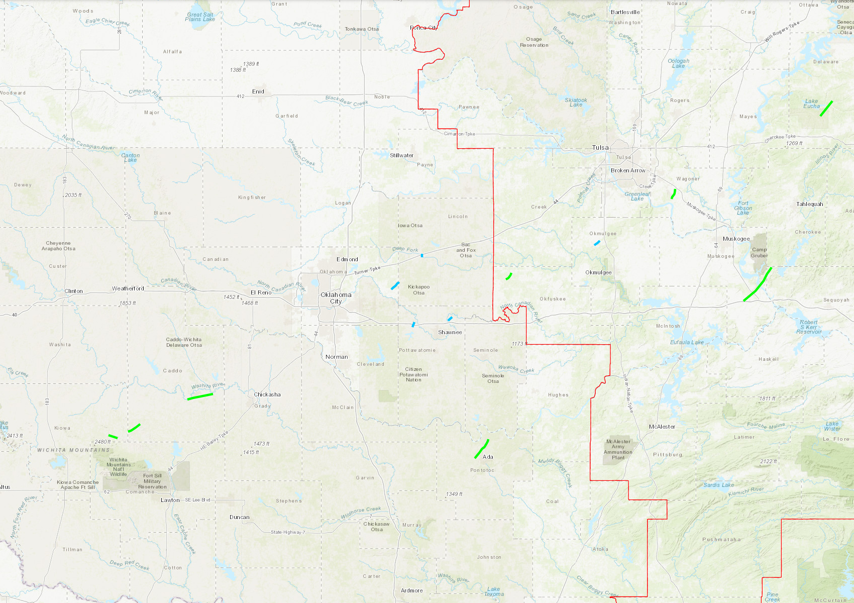 October 10, 2021 Tornado Path Map