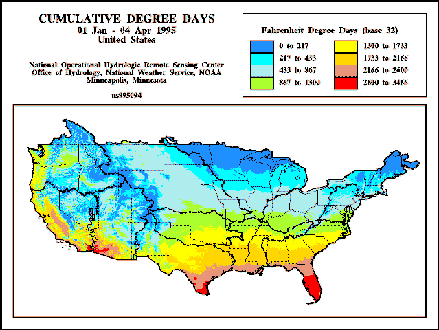 Degree dayaccumulation