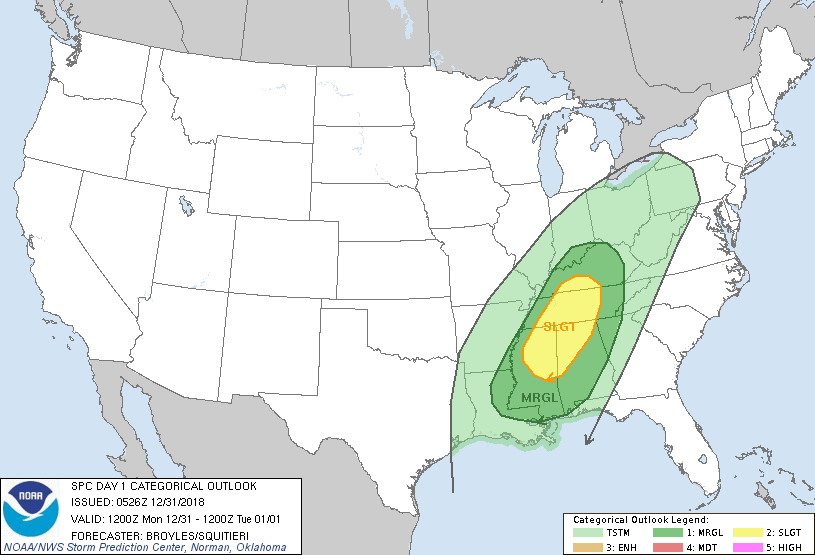 SPC day 1 severe outlook