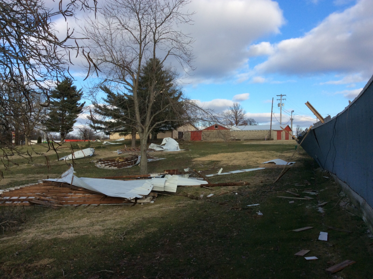 Photo of damage in Oakland City