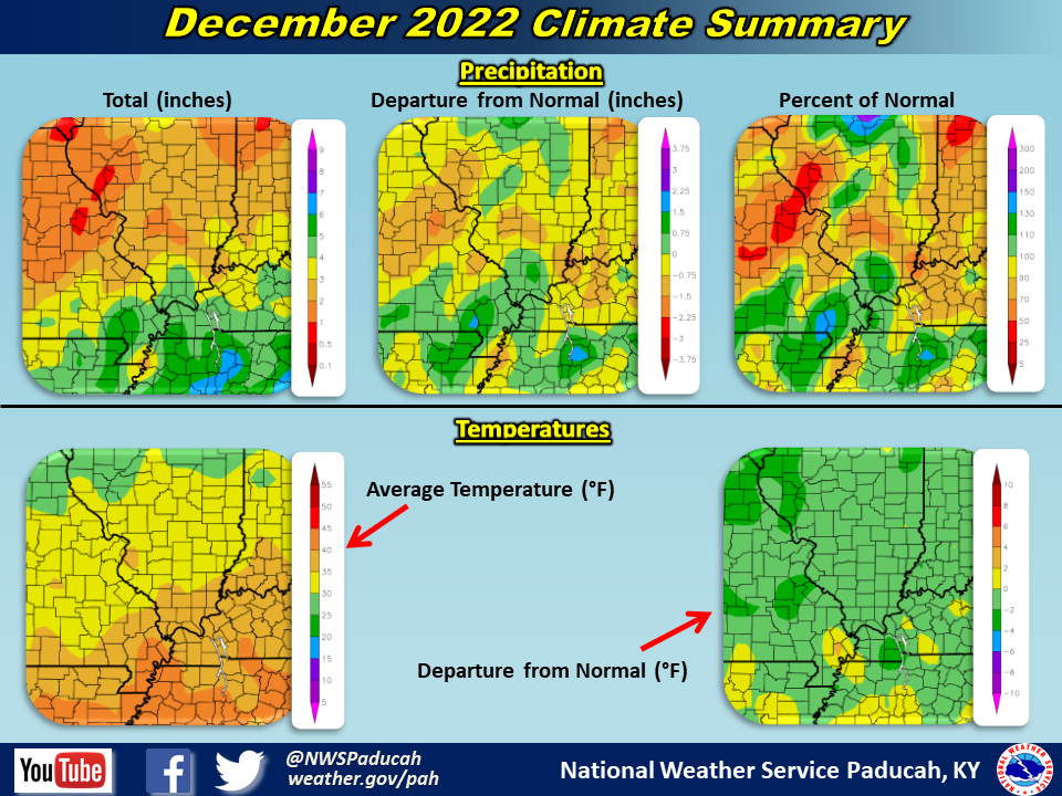 Maps of monthly precipitation, temperatures, and departures from normal