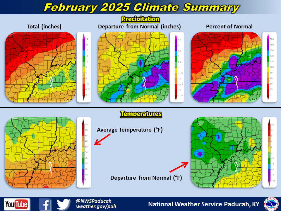 Map of monthly precipitation totals