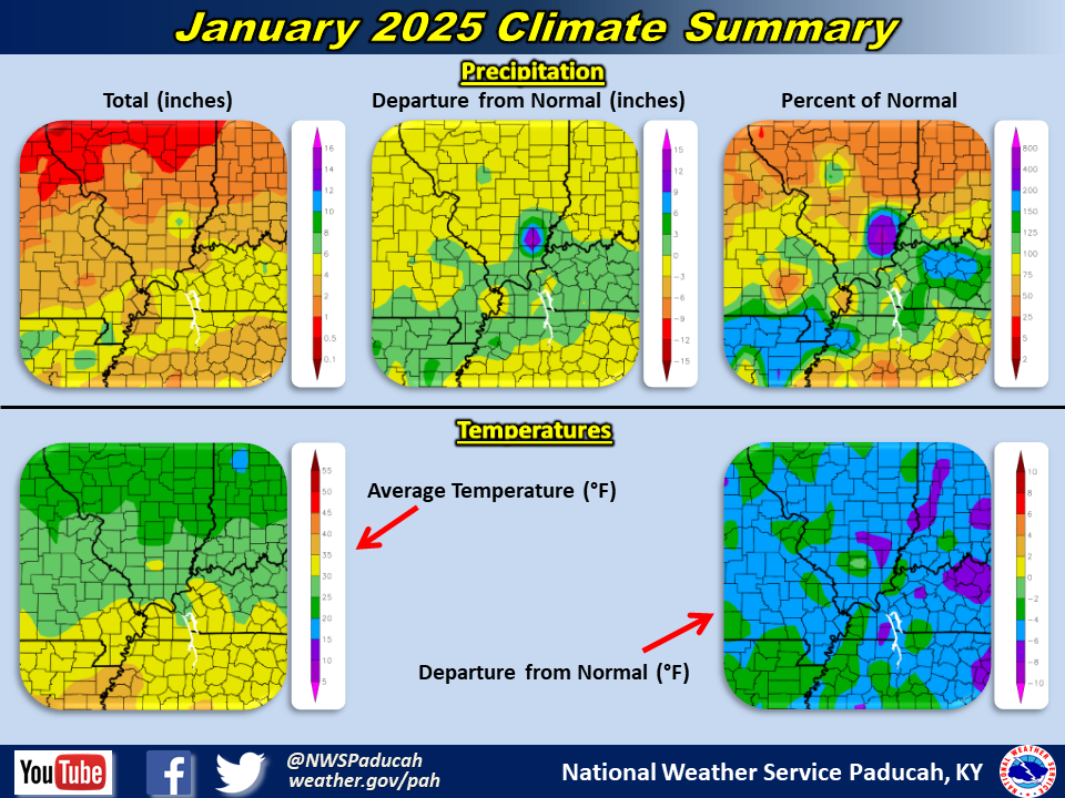 Map of monthly precipitation totals