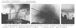 Pictures of the Marion tornado taken from the May 1982 Storm Data report.