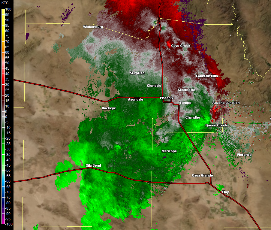 KIWA Velocity Radar loop