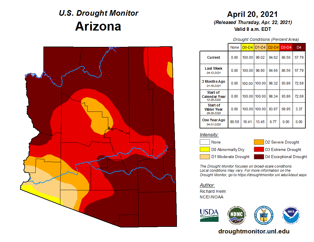 April 2021 Drought Report  National Centers for Environmental Information  (NCEI)