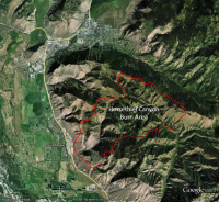 Overview of Horsethief Canyon Burn Scar General Location