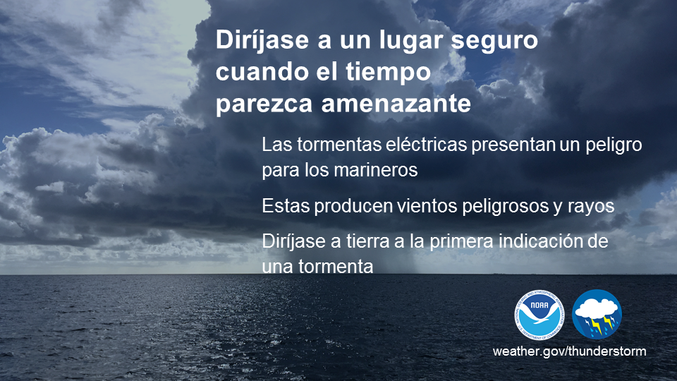 seguridad de tormentas en los lagos