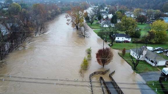 Roanoke River Flooding in Salem