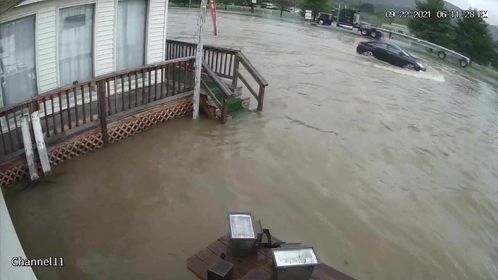 Flooding in Montvale Virginia