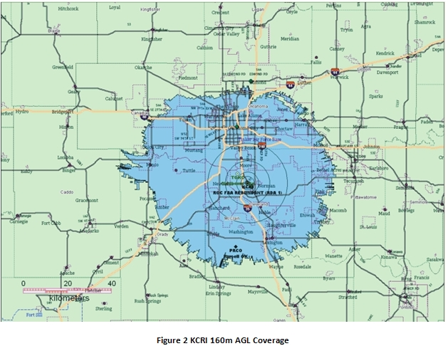 ROC test-bed 160m AGL coverage