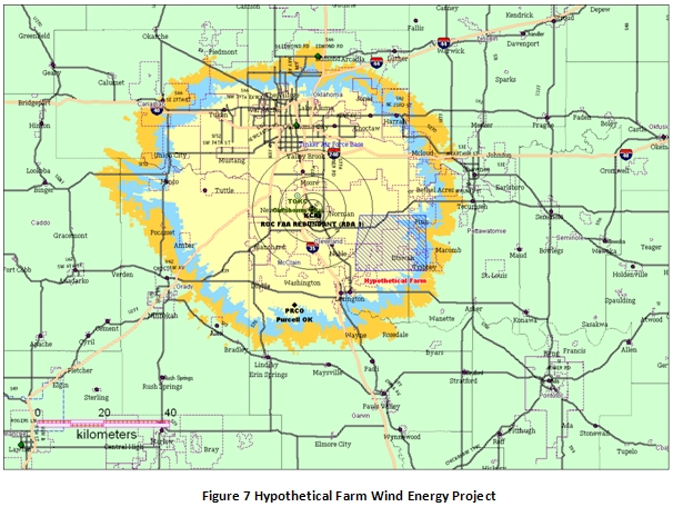 Figure 7 Hypothetical Farm Wind Energy Project