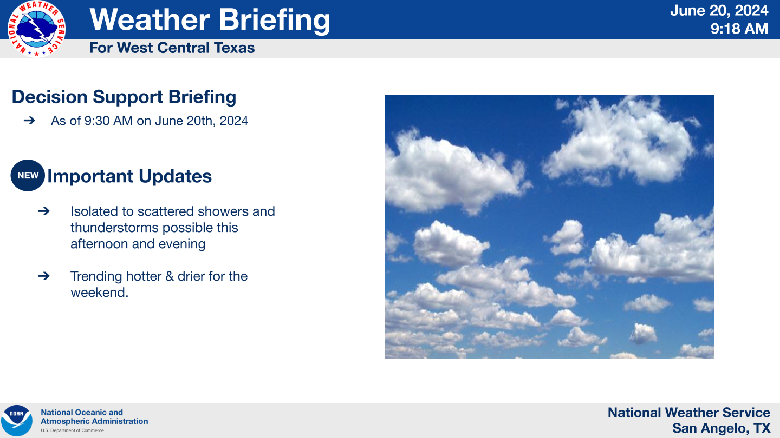 Severe Weather Briefing 