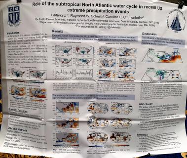 Role of the subtropical North Atlantic water cycle in recent U.S. extreme precipitation events