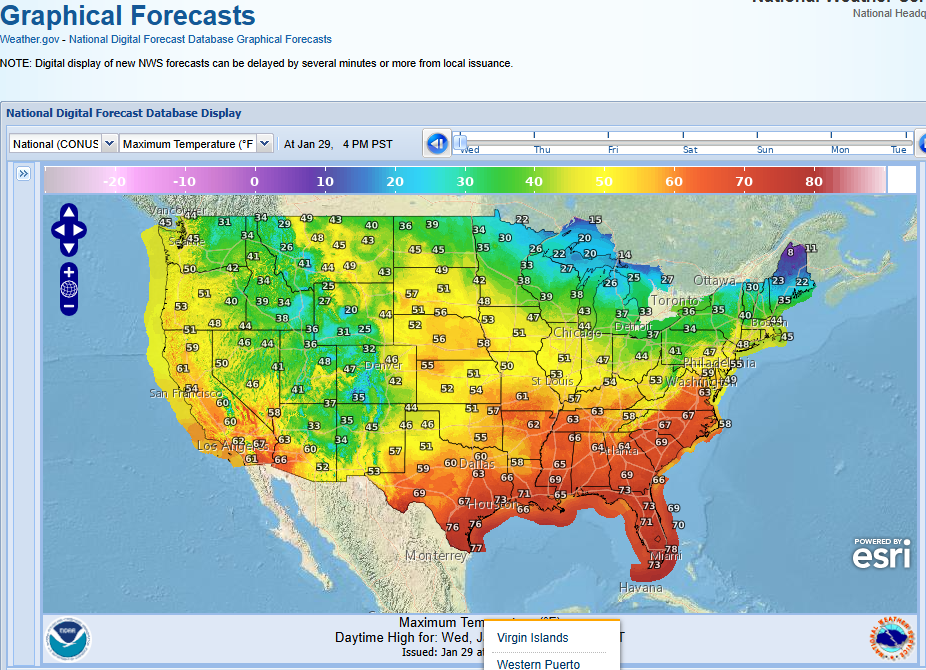 Graphical Forecasts - U.S.