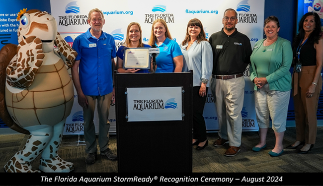 Florida Aquarium SR Recognition