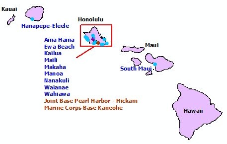 Hawaii StormReady and TsunamiReady Communities. Click for state map and list