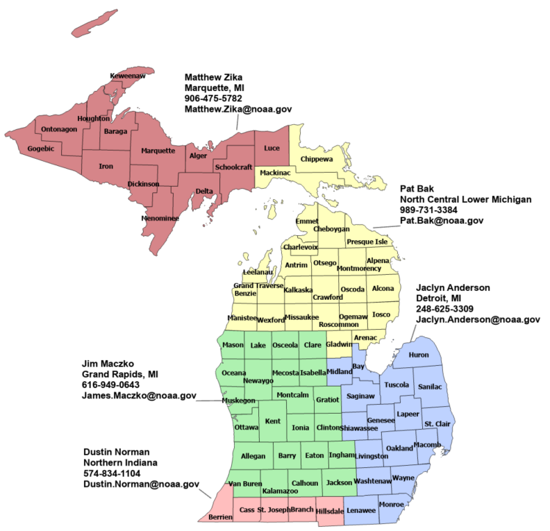 Michigan NWS Contacts