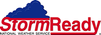 National Weather Service StormReady logo. 