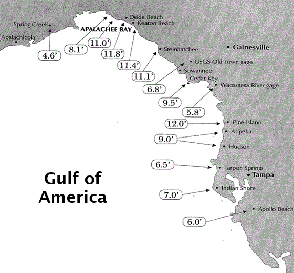 1993 Storm of Century Surge along the gulf coast of Florida