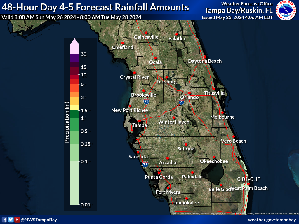 Expected Rainfall for Day 4-5