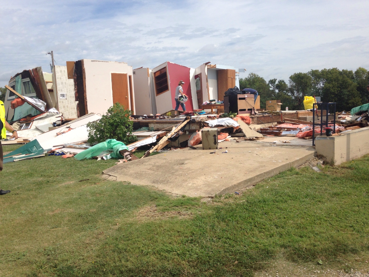 Severe Winds Damage Home In Abilene 9/7/2015