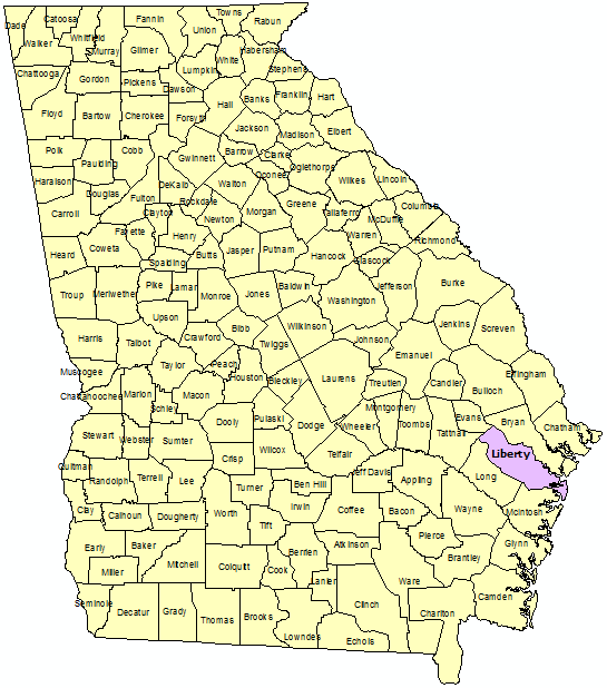 Georgia TsunamiReady Communities. Click for state map and list
