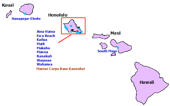 Hawaii TsunamiReady Communities. Click for state map and list